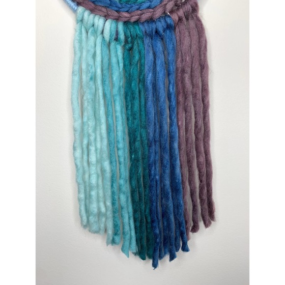 Blue Moon Weaving | Moon Macrame | Moon Wall Hanging | Nursery Moon Art - Picture 6 of 10